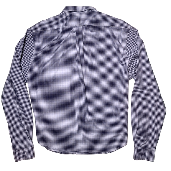 Ralph Lauren Gingham Navy Slim Fit Button Down - Picture 4 of 7